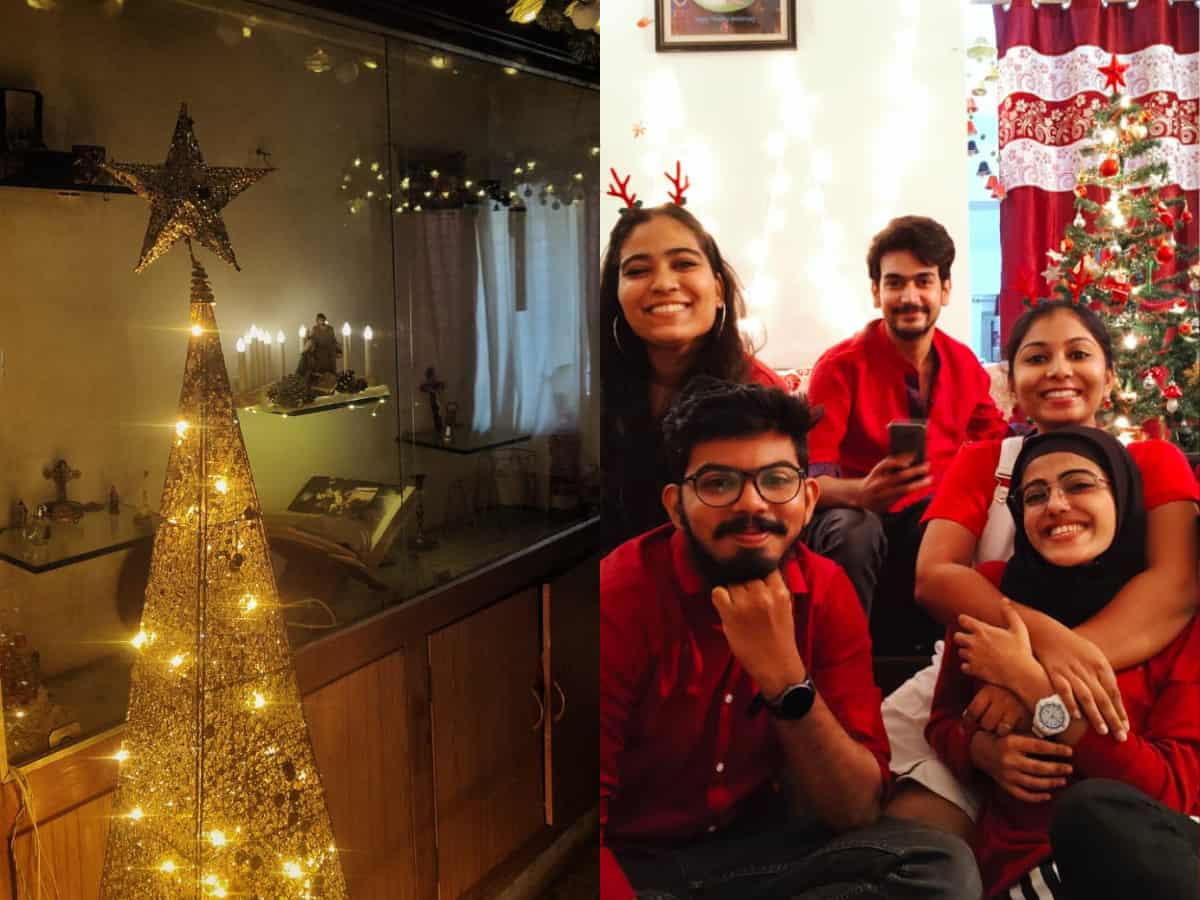 Restricted but merry: Hyderabadis gear up for Christmas; see pics