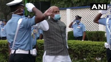 Telangana: Rajnath Singh attends graduation parade at Airforce academy in Dundigal