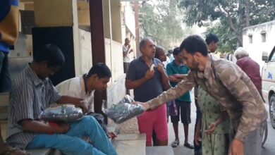 Hyd-based HFF donates winter wear to handicapped people