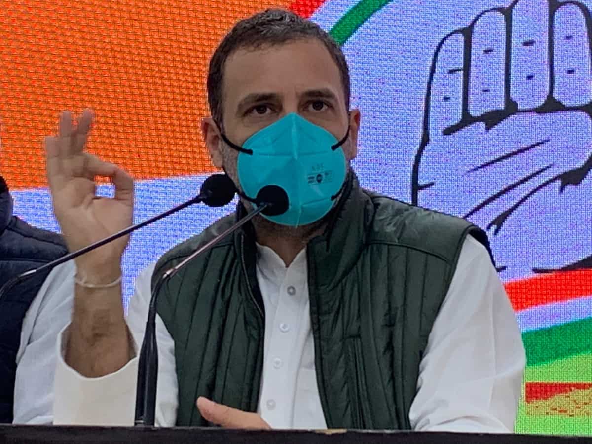 It's simple, we are with 'Satyagrahi' farmers: Rahul Gandhi