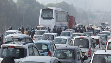 Telangana: Traffic gridlock at highway toll ahead of Sankranti