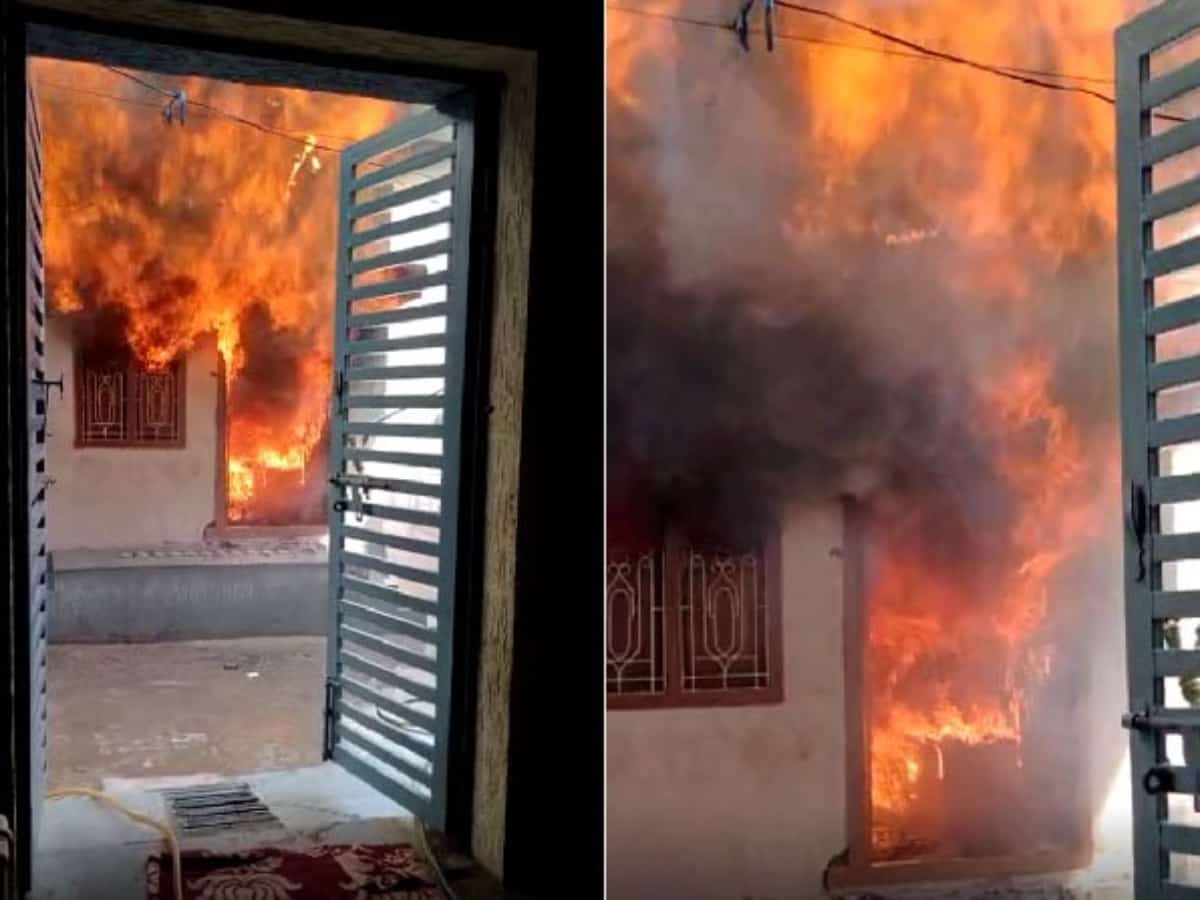 Hyderabad: Massive fire engulfs school in Gowlipura