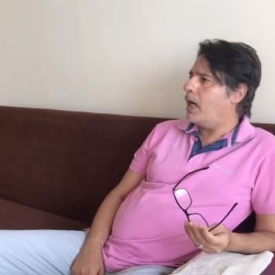Rahul Roy undergoing music therapy for speech post brain stroke recovery