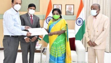 Tamilisai receives Warrant of Appointment as Puducherry LG