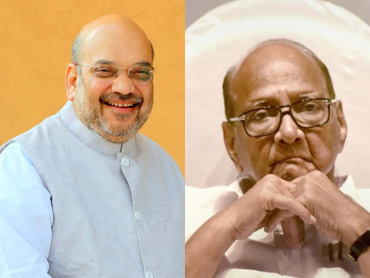 Did Sharad Pawar-Amit Shah meet in Gujarat?