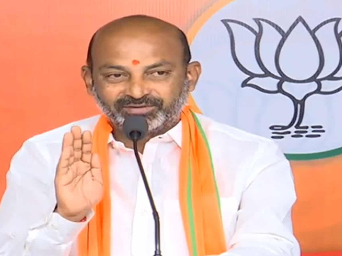 Take money from KCR, but vote for BJP: Bandi Sanjay