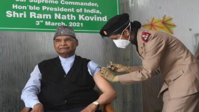 President Kovind receives first dose Of COVID-19 vaccine at Army Hospital in Delhi