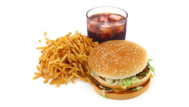 Lower stress levels lead to lesser consumption of fast food