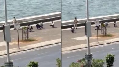 Video: 5 men made to do 'murga walk' for trying to enter sea in Mumbai