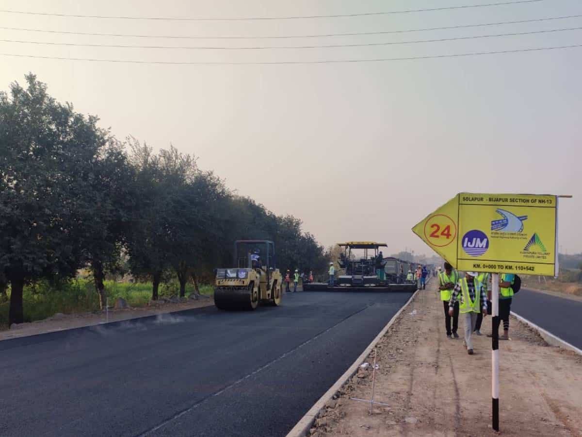 Hyderabad-based construction firm sets record by laying 25.54 km lane in 18 hours