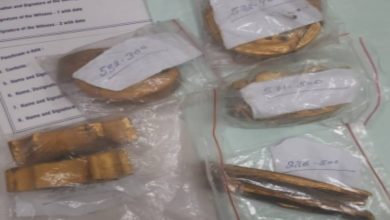 2.5 kg gold, 30K dollars seized at Hyderabad Airport