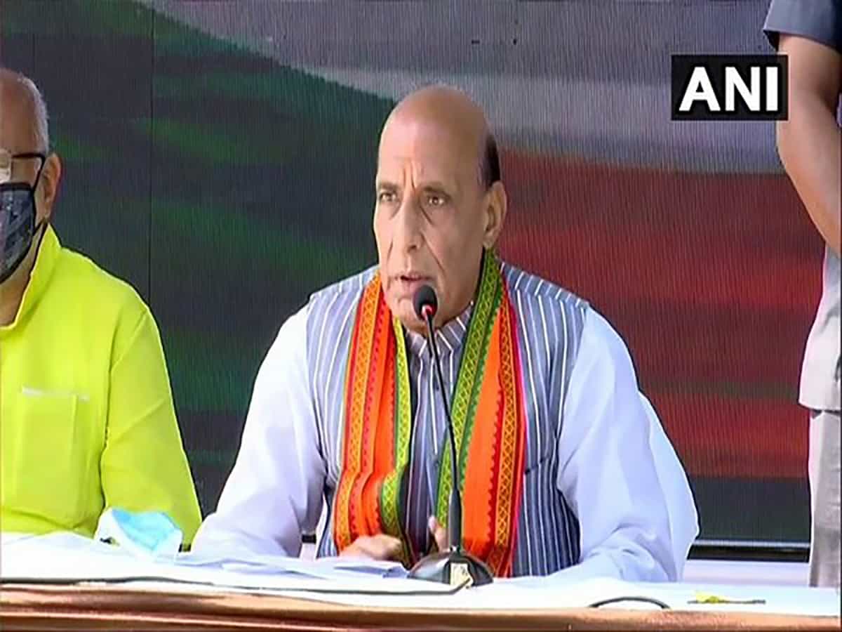 Rajnath pitches for self-reliance in defence sector