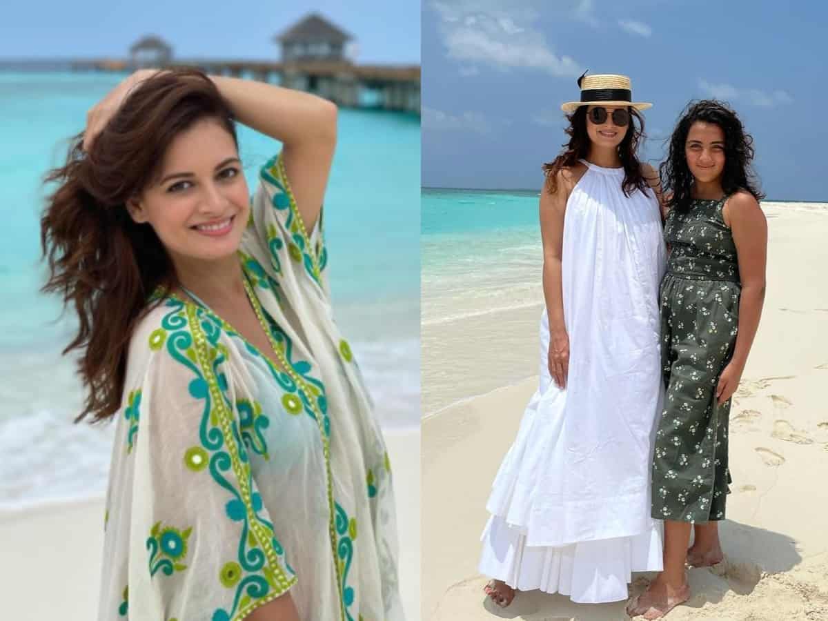 Vaibhav Rekhi turns photographer for wife Dia Mirza, her step-daughter in Maldives