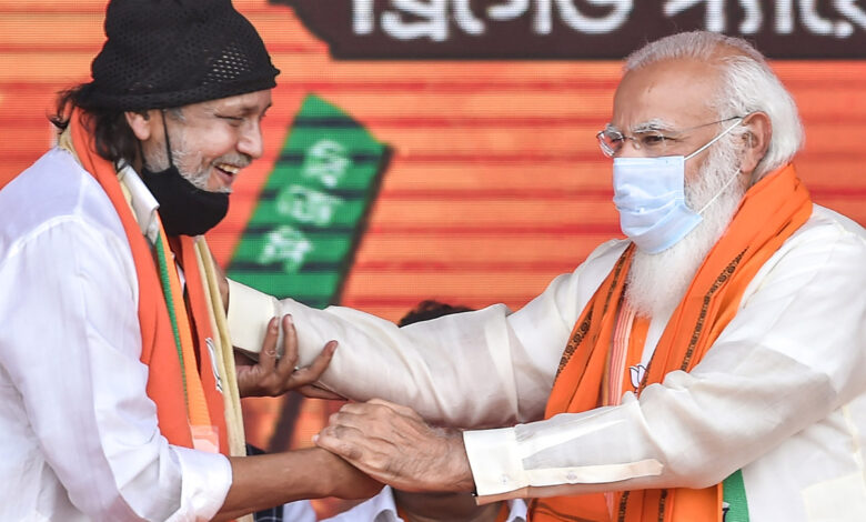 Mithun Chakraborty campaigns for BJP in Jharkhand