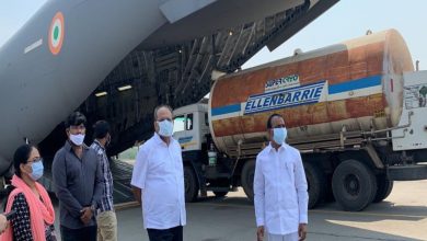Telangana govt uses army aircraft to airlift oxygen tankers to Odisha
