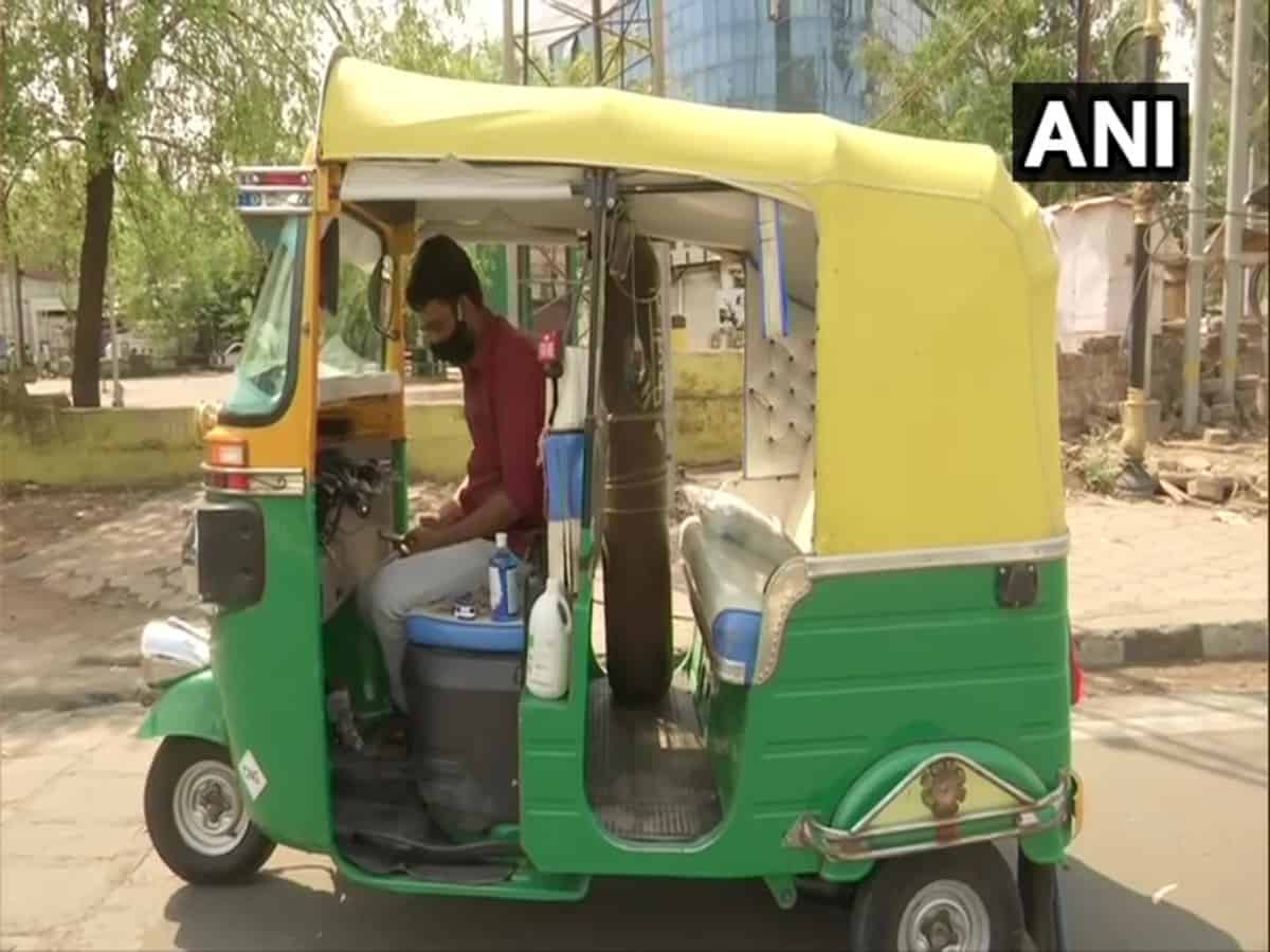 Bhopal man converts auto into ambulance; offers patients free ride to hospitals