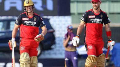 IPL 2021: Maxwell, ABD masterclass propel RCB to 204/4 against KKR