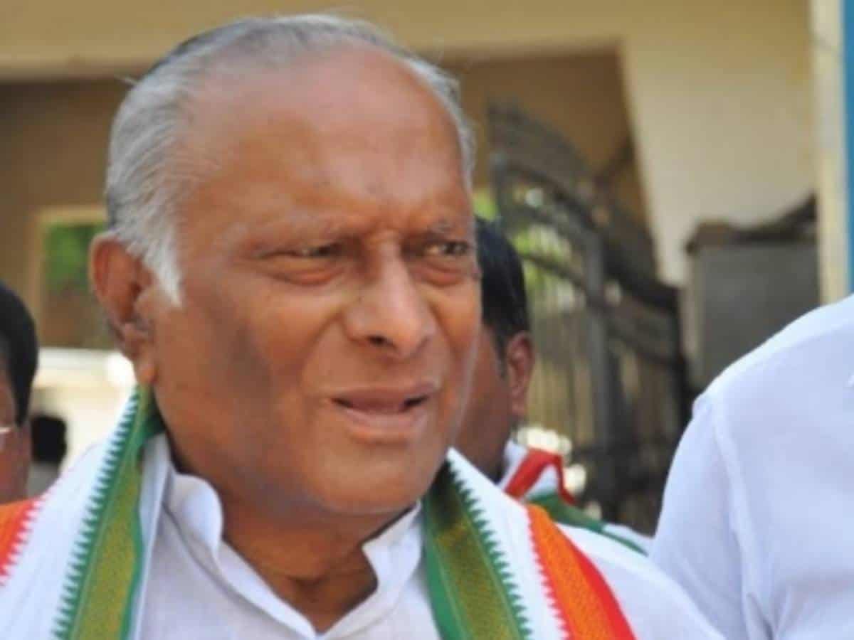 Sr Cong leader Satyanarayana Rao passes away