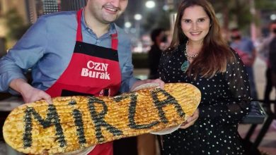 Sania Mirza meets CZNBurak in Dubai; receives his signature bread