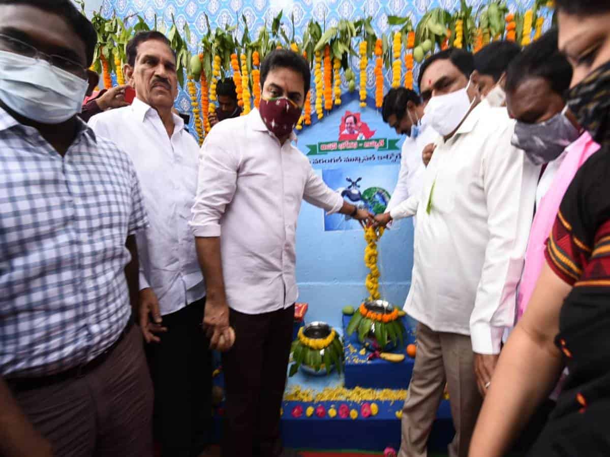 KTR launches Mission Bhageeratha, inaugurates other projects in Warangal