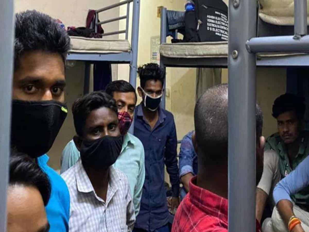 Duped by a job agent in UAE, 64 Indians trapped in single room; rescued