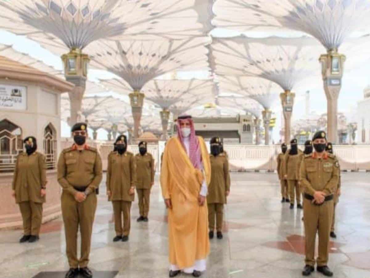 In a first, 99 women security guards deployed at Al-Masjid an-Nabawi in Madinah