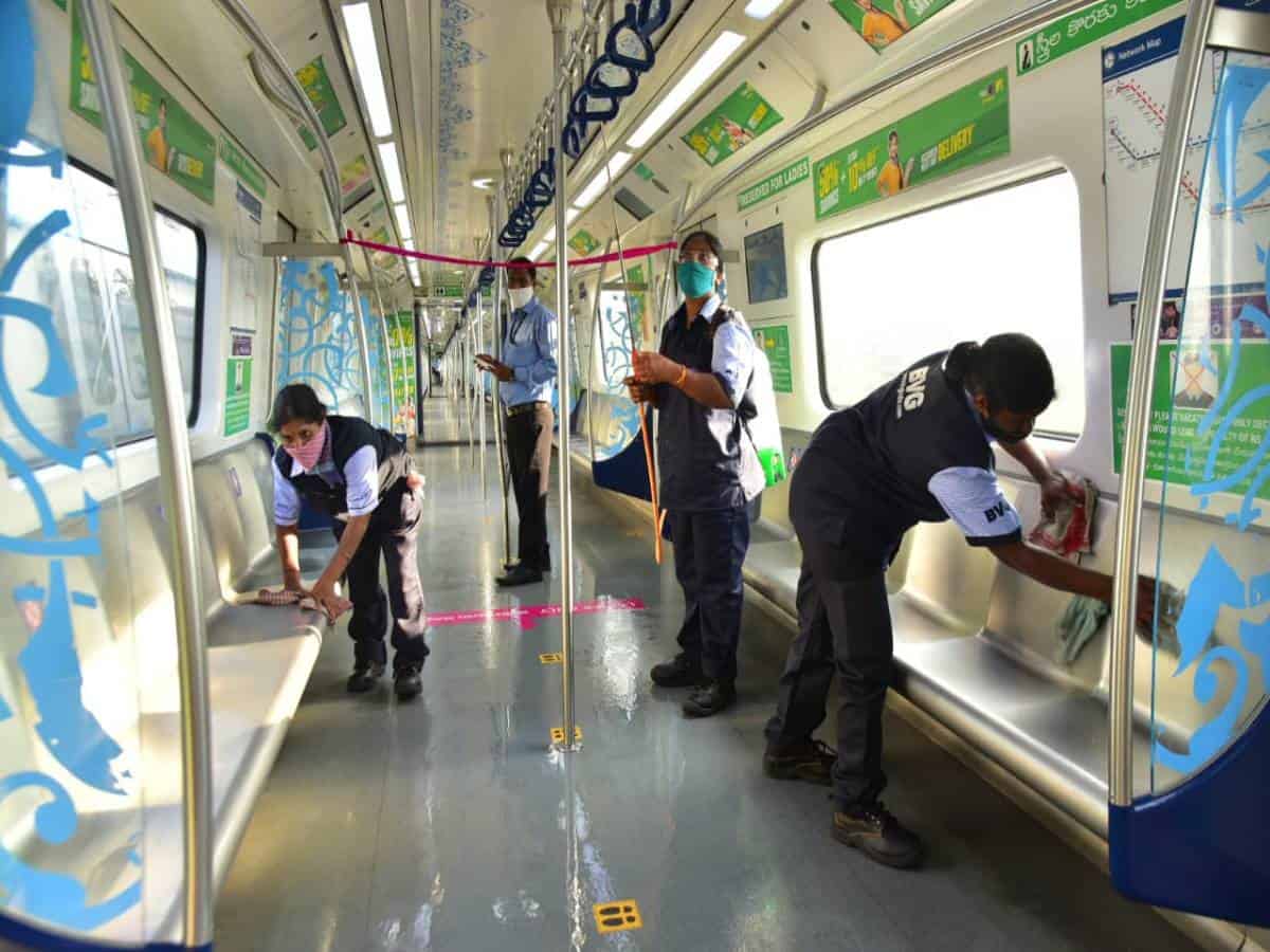 Hyderabad metro rail issues safety protocol in wake of rising COVID cases