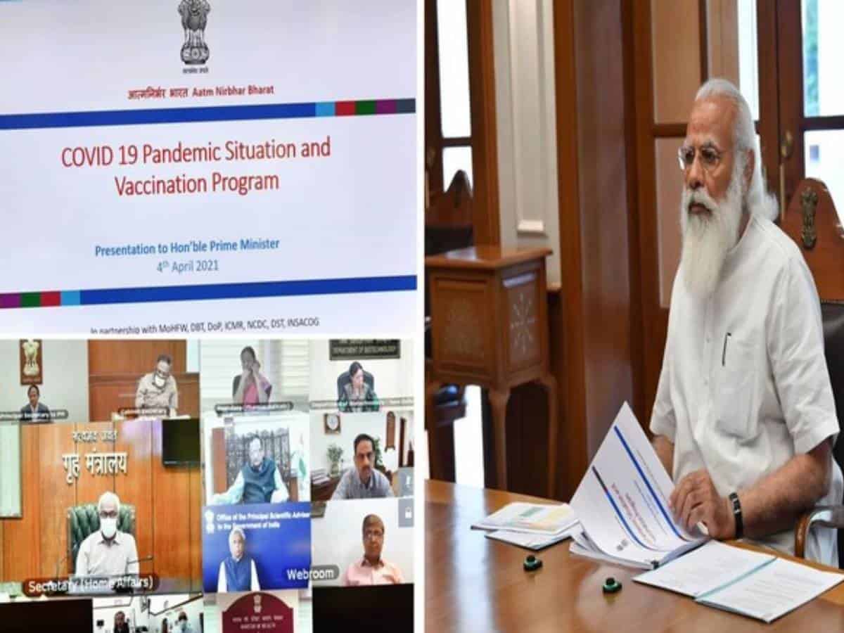 PM Modi reviews COVID-19 situation, vaccination status