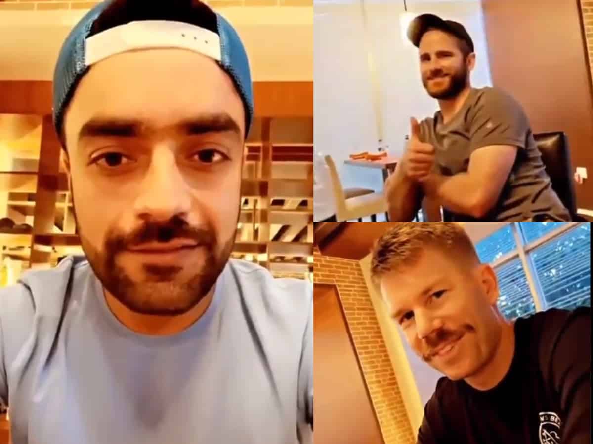 SRH's David Warner, Kane Williamson observe Ramzan fast with Rashid Khan