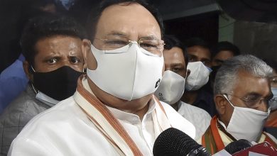 J P Nadda meets post-poll violence victims
