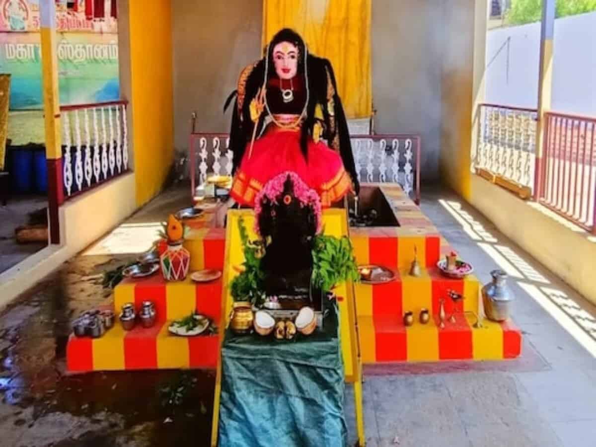 Coimbatore temple incarnates ‘Corona Devi’ to protect country from COVID-19