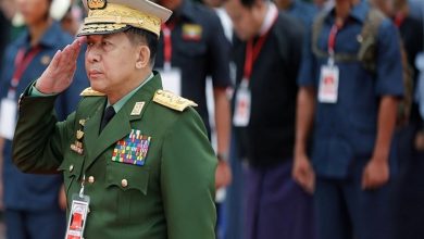 Military leader Min Aung Hlaing expresses intention to shift to civilian rule