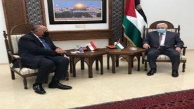 Egypt's FM meets Abbas to discuss situation in Palestine