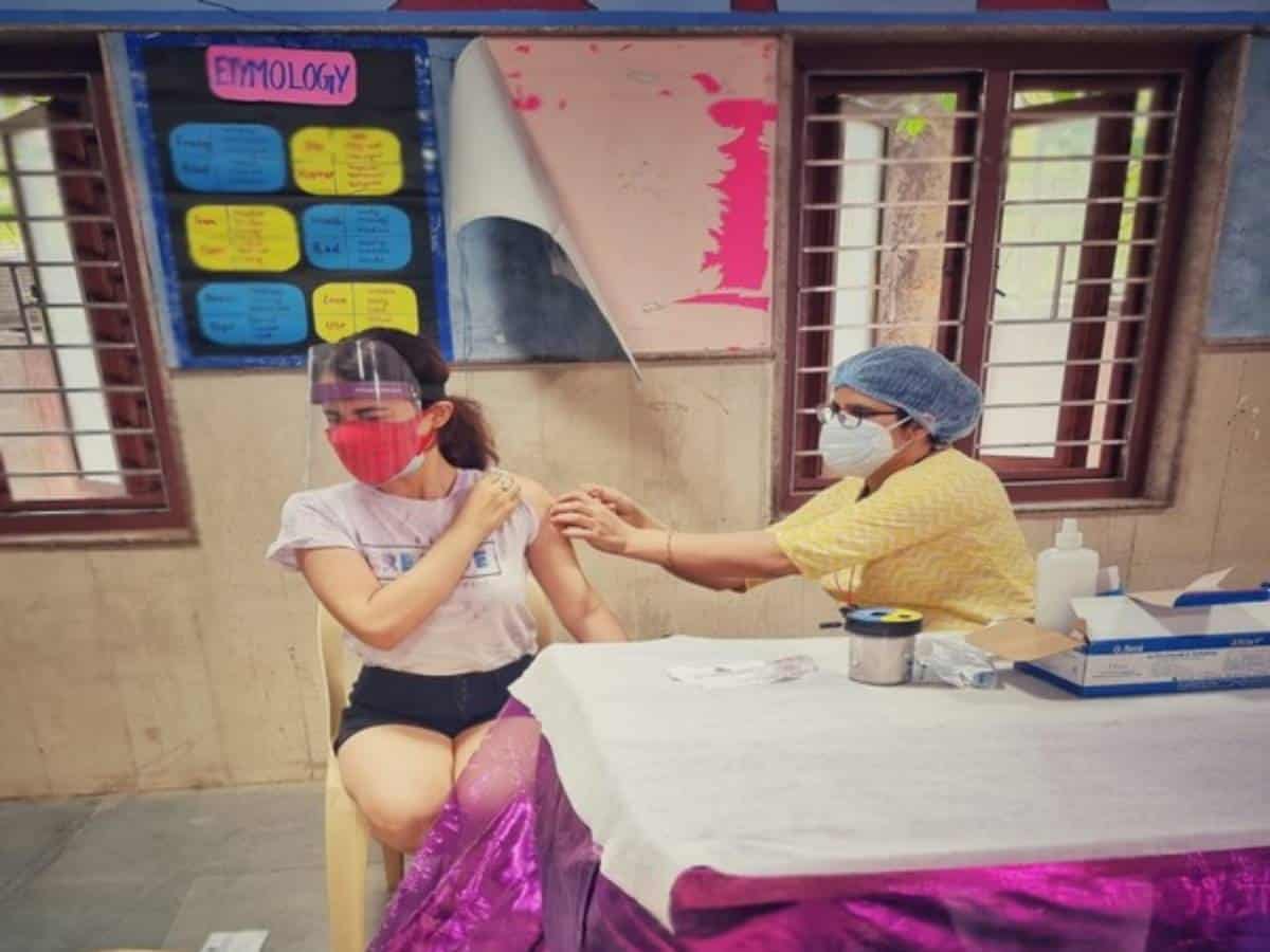 Radhika Madan gets COVID-19 vaccine, urges everyone to register