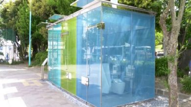Tokyo prepares transparent toilets for public convenience