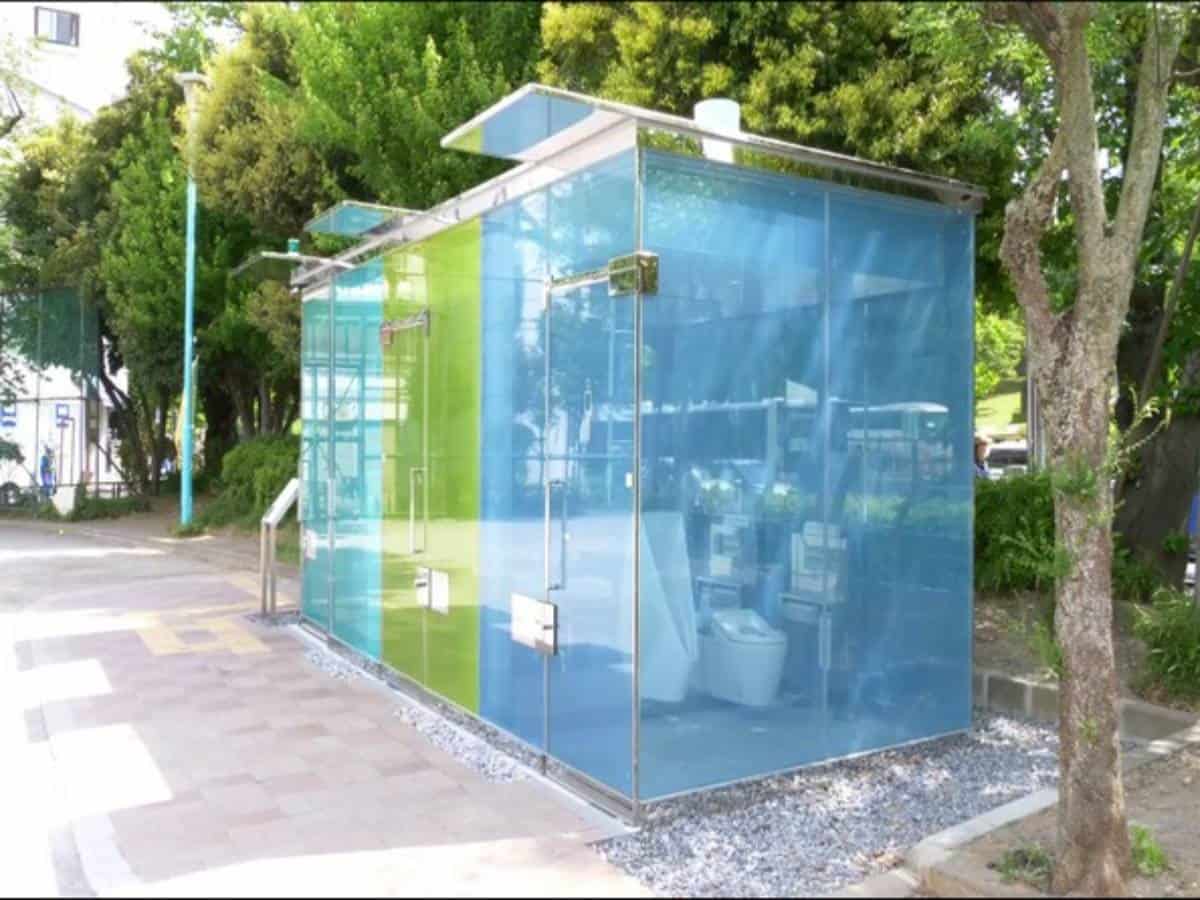 Tokyo prepares transparent toilets for public convenience