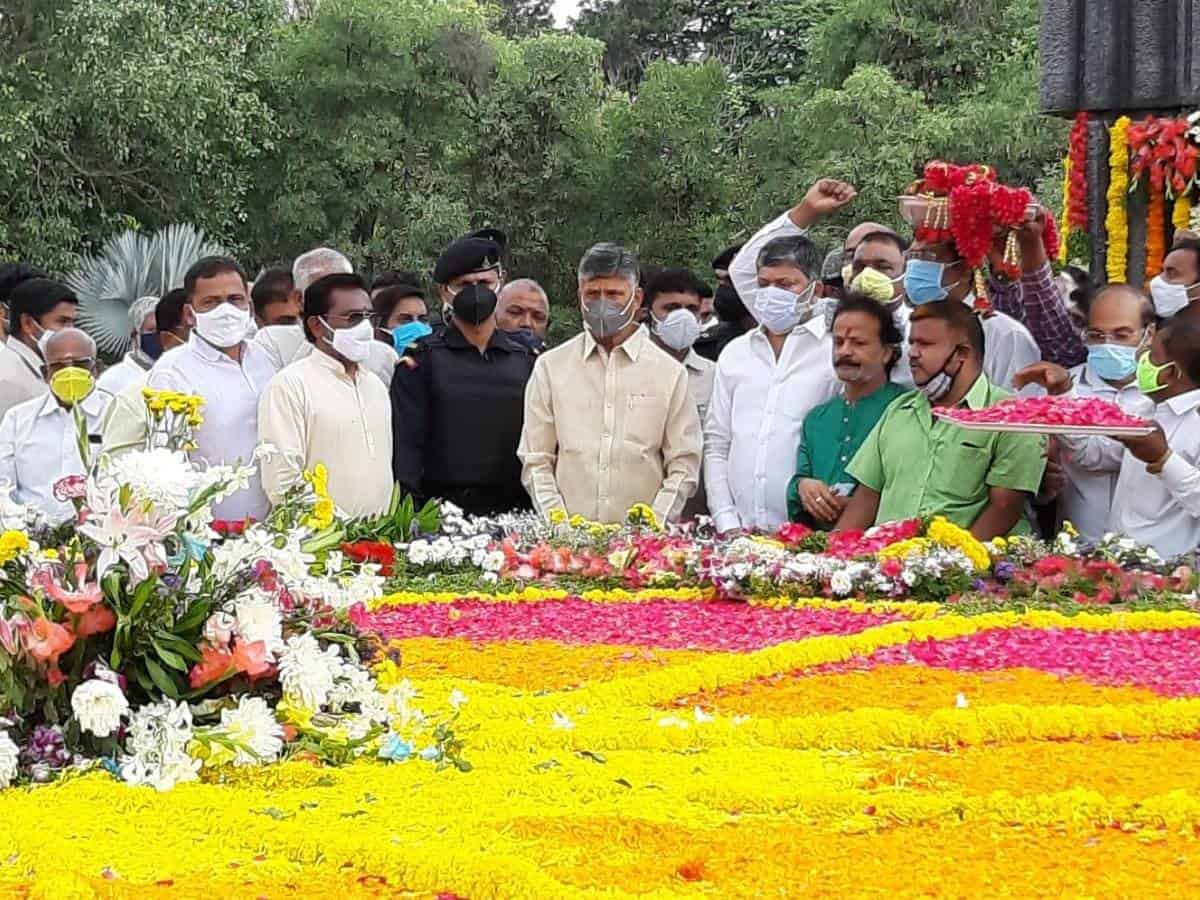 Tributes paid to NTR on 98th birth anniversary