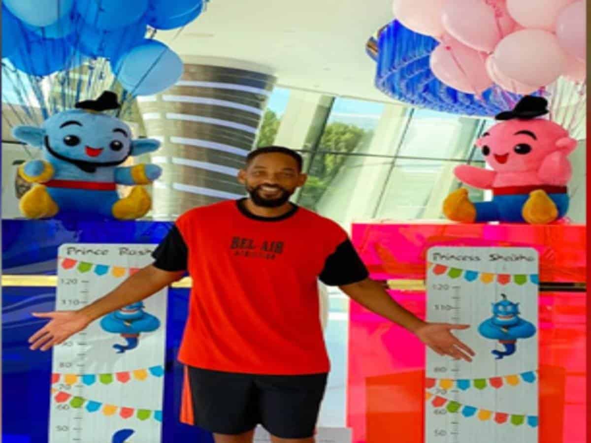 Hollywood star Will Smith sends gifts for Sheikh Hamdan's twins