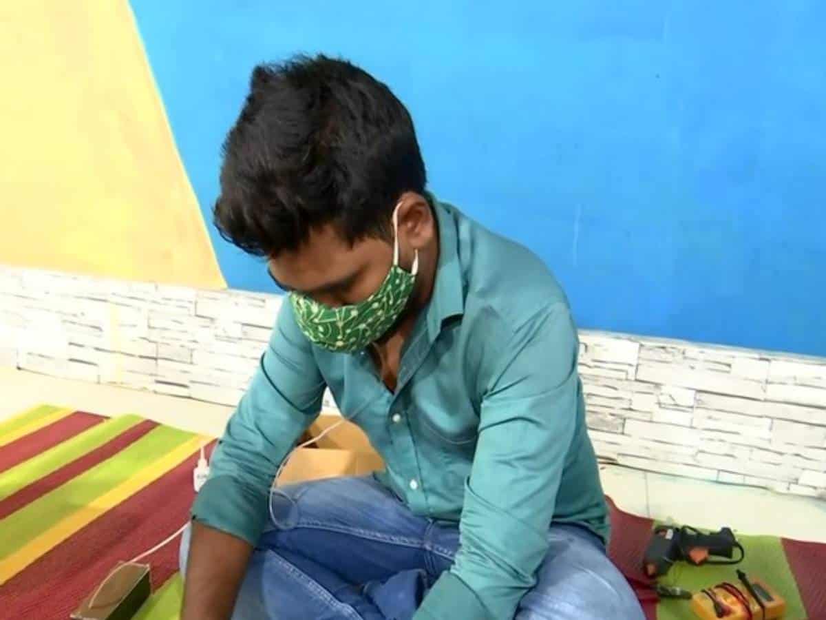 Telangana youth innovates portable home nebulizer amid COVID crisis