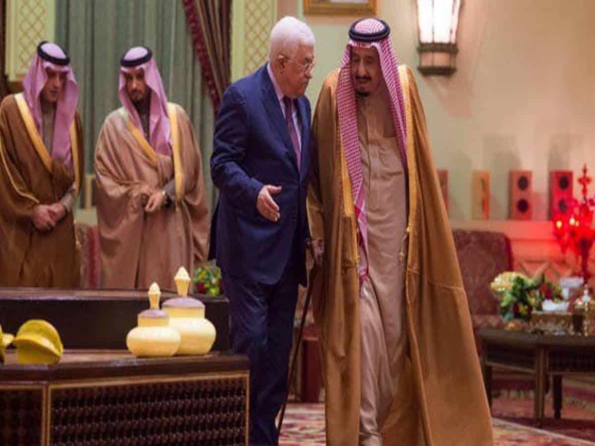 King Salman assures Palestinian President of Saudi Arabia's support