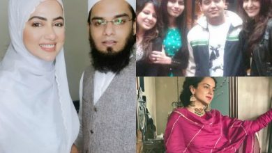 Trending pics: Sana Khan-Mufti Anas' Eid wishes, Anushka Sharma-Sakshi Dhoni's school pic & more