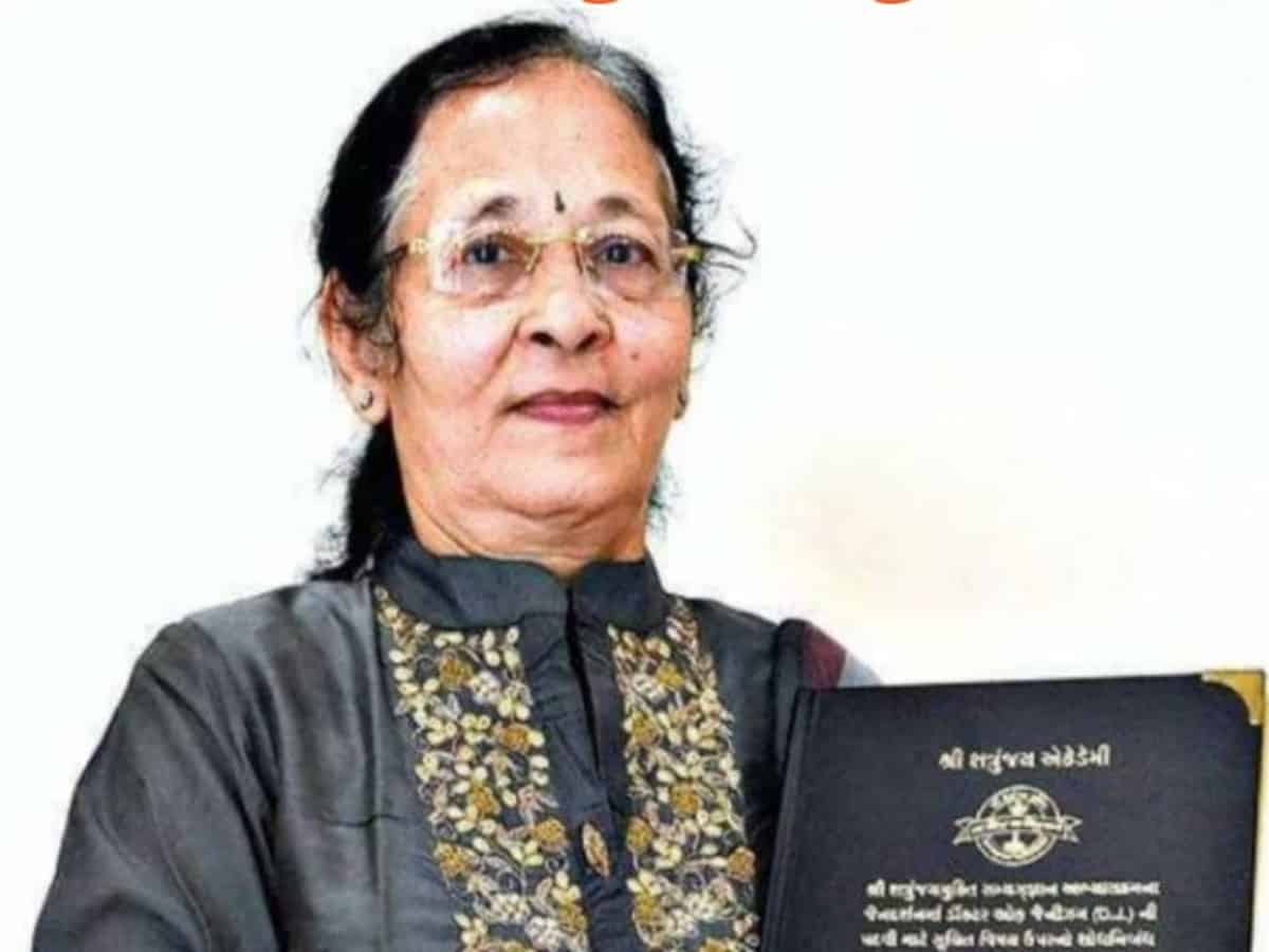 67-year old Gujarat woman earns Phd, fulfills teenage dream
