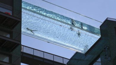 Watch: World's first sky pool opened in London