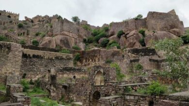 Golconda Fort in Hyderabad.