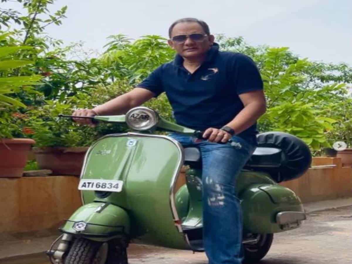 Azhar posts photos of old scooter -- 'acknowledgment of my talent'