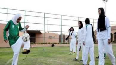 Saudi women are very much involved in sports