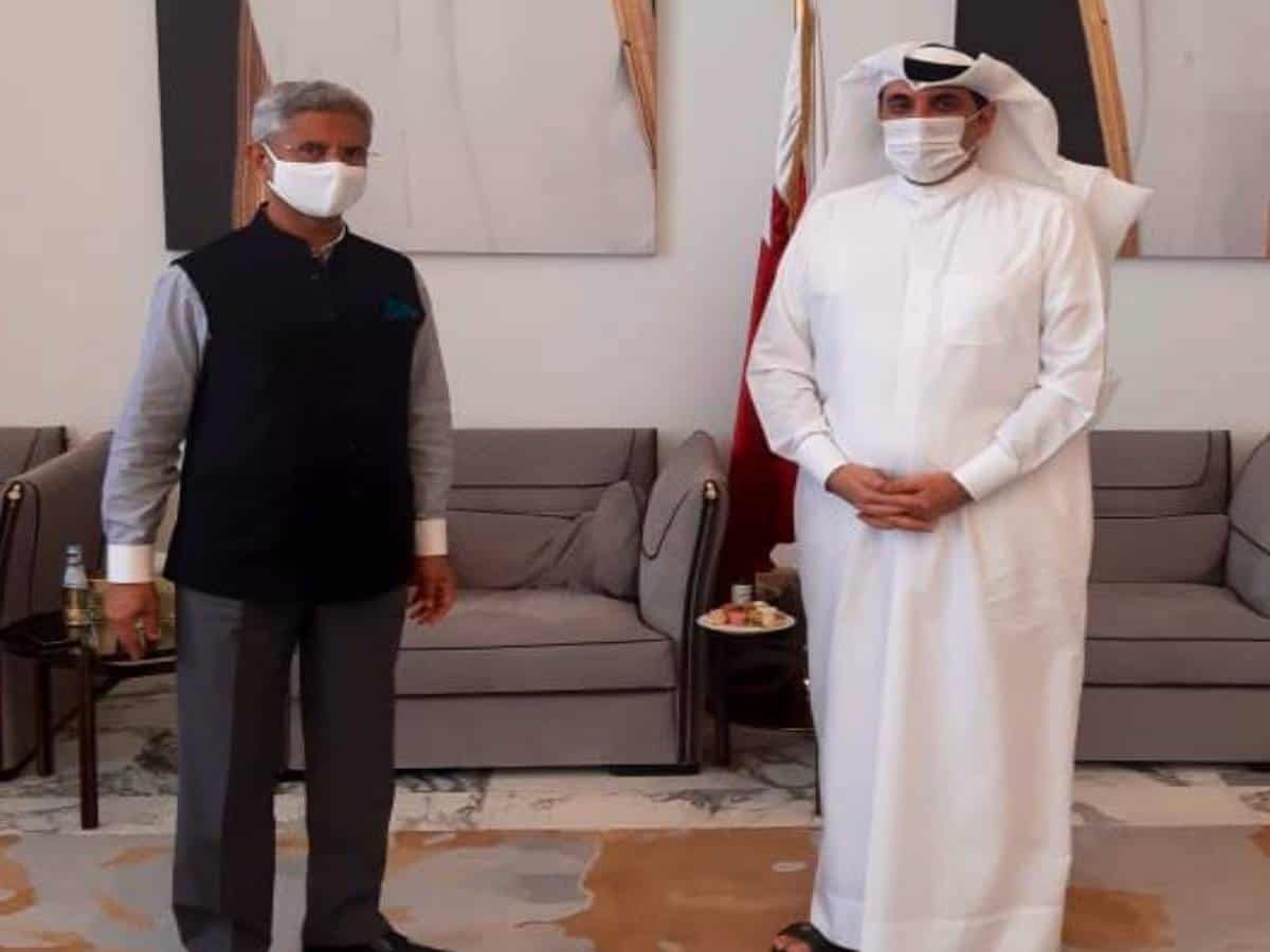 Jaishankar expresses gratitude to Qatar's NSA to support India's fight against COVID-19
