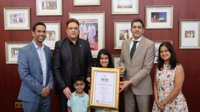 Indian girl in UAE felicitated by consul general of India