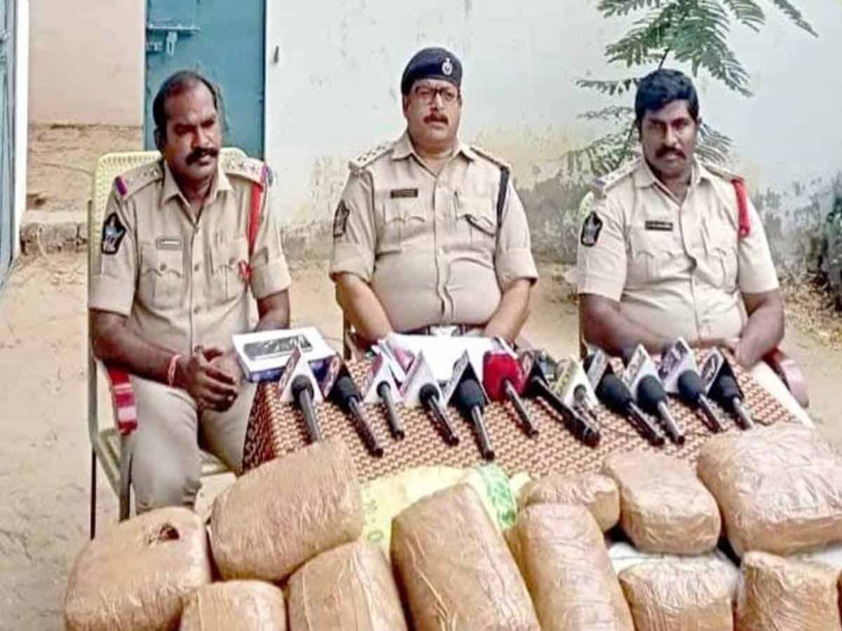 Andhra Police bust international marijuana smuggling racket