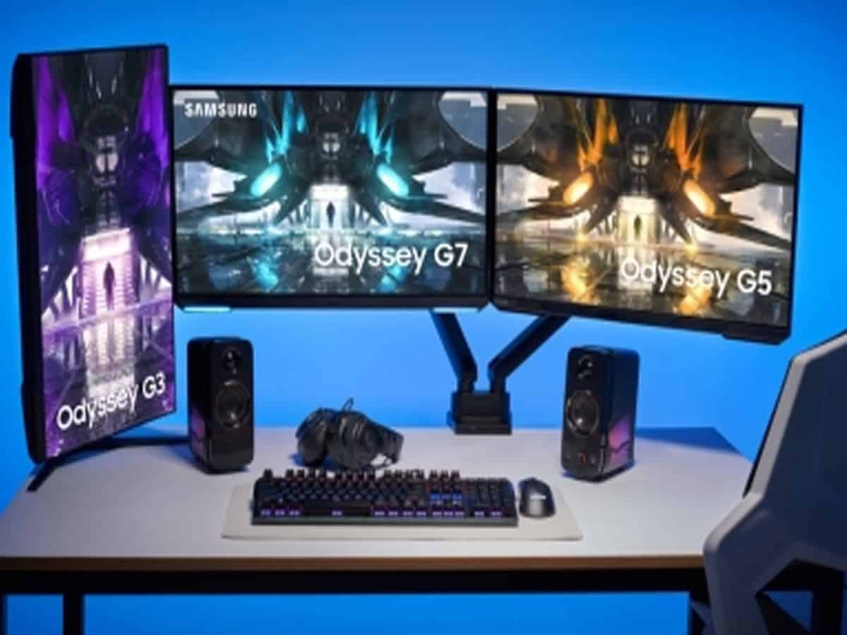 Samsung unveils upgraded Odyssey gaming monitors